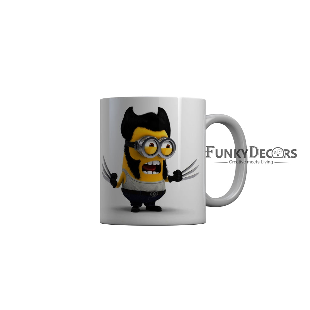 FunkyDecors Funny Minions Cartoon Ceramic Coffee Mug