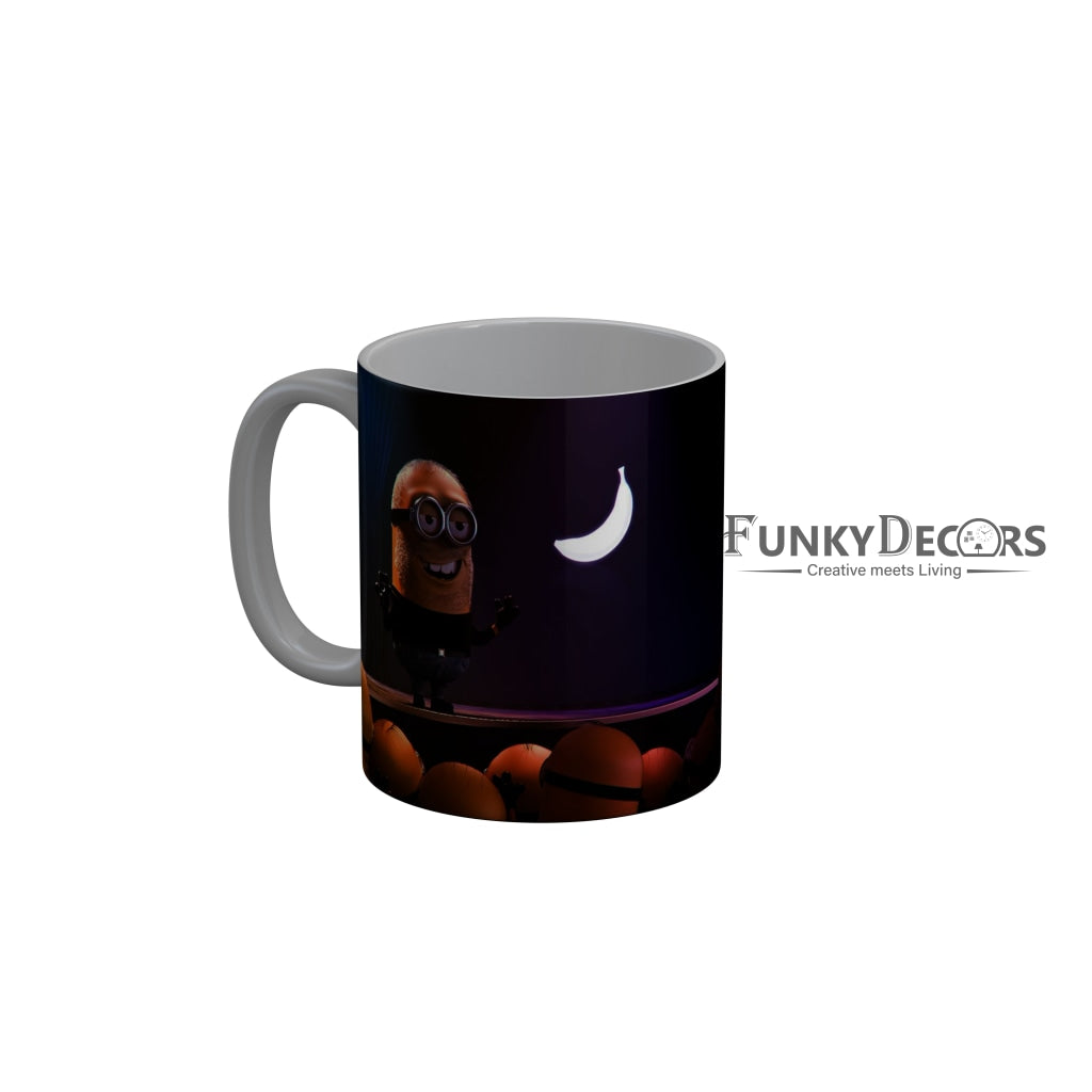 FunkyDecors Funny Minions Cartoon Ceramic Coffee Mug