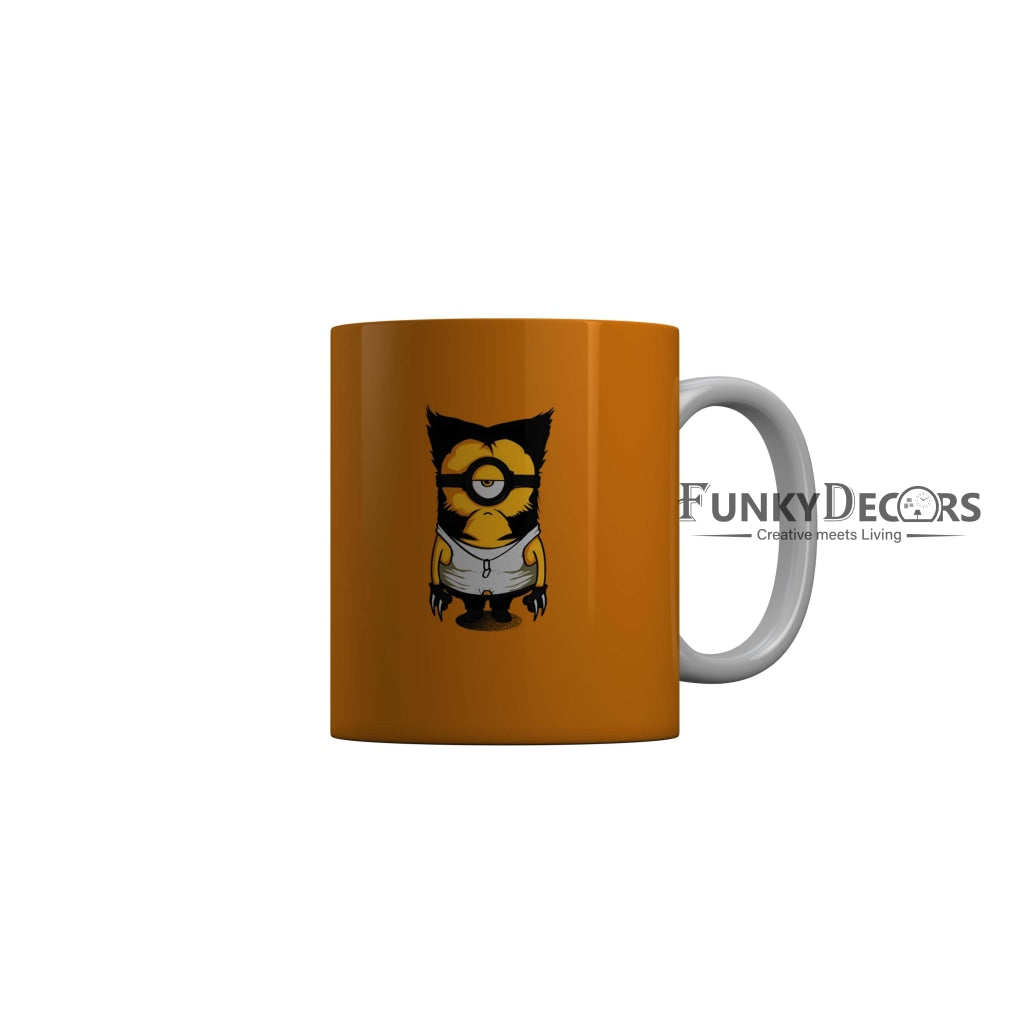 FunkyDecors Funny Minions Cartoon Ceramic Coffee Mug