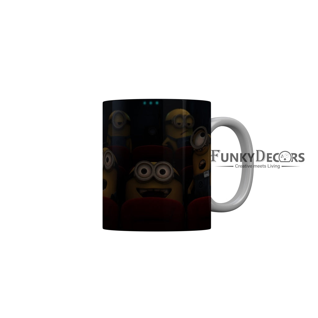 FunkyDecors Funny Minions Cartoon Ceramic Coffee Mug