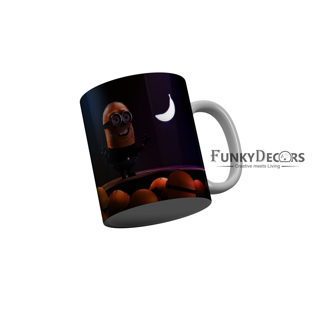 FunkyDecors Funny Minions Cartoon Ceramic Coffee Mug
