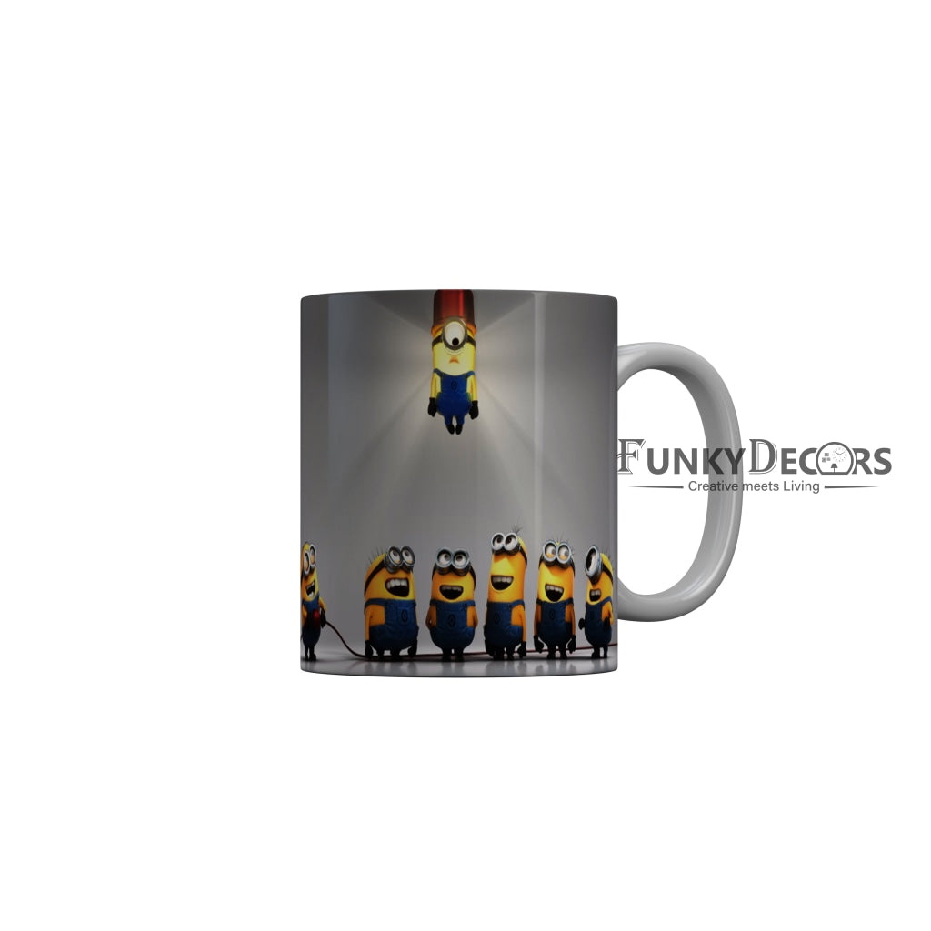 FunkyDecors Funny Minions Cartoon Ceramic Coffee Mug