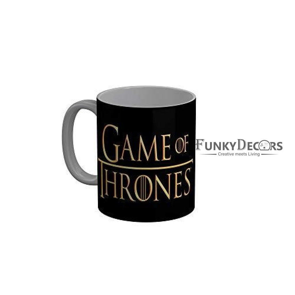 Funkydecors Got Series Ceramic Mug 350 Ml Multicolor Mugs
