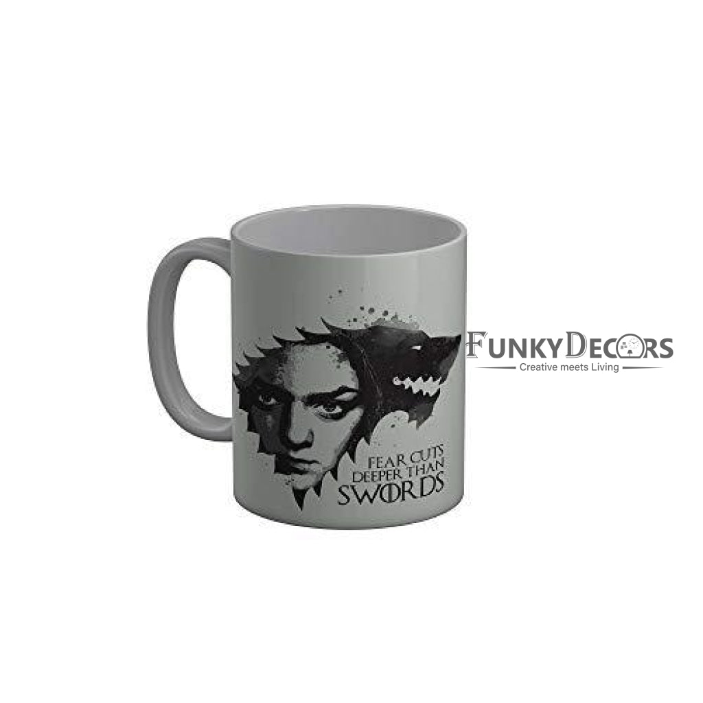 Funkydecors Got Series Ceramic Mug 350 Ml Multicolor Mugs