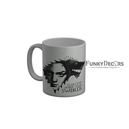 Funkydecors Got Series Ceramic Mug 350 Ml Multicolor Mugs