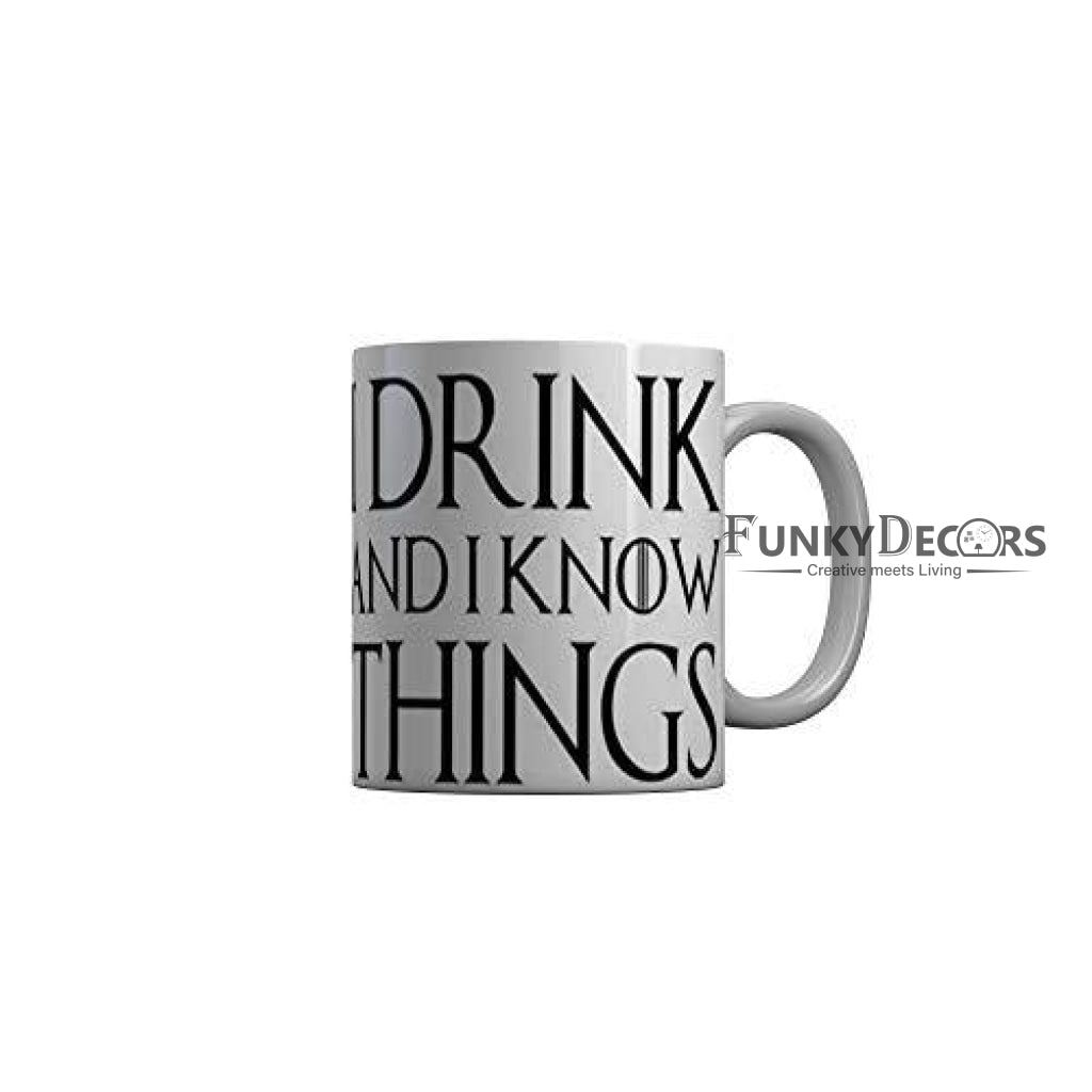 Funkydecors Got Series Ceramic Mug 350 Ml Multicolor Mugs