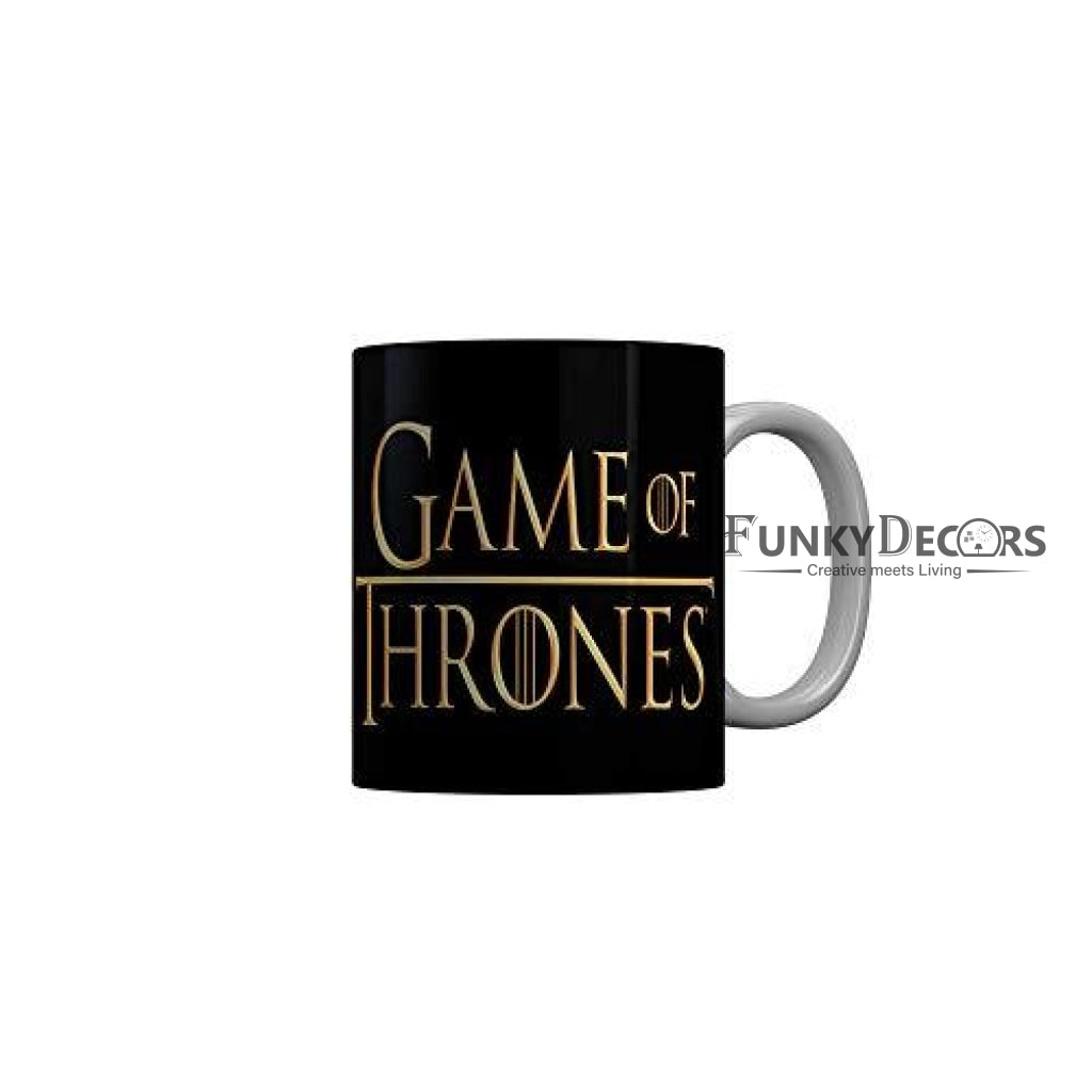 Funkydecors Got Series Ceramic Mug 350 Ml Multicolor Mugs