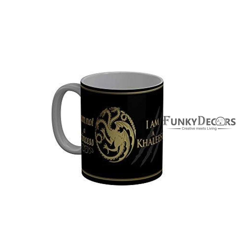 Funkydecors Got Series Ceramic Mug 350 Ml Multicolor Mugs