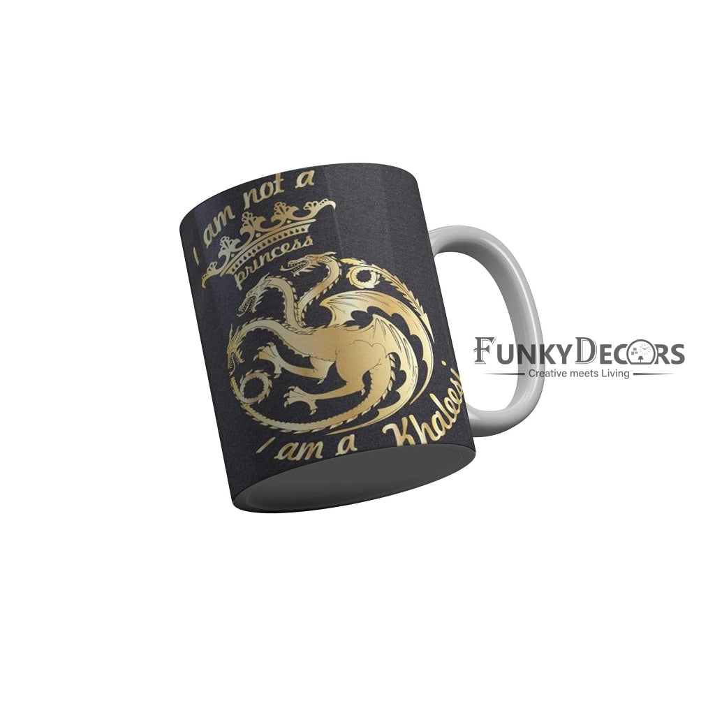 Funkydecors Got Series Ceramic Mug 350 Ml Multicolor Mugs