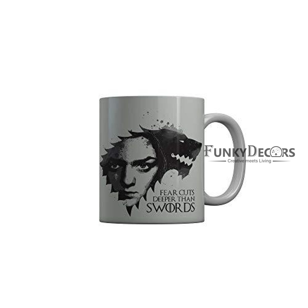 Funkydecors Got Series Ceramic Mug 350 Ml Multicolor Mugs