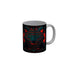 Funkydecors Graphical Lion Face Black Ceramic Coffee Mug 350 Ml Mugs