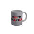 FunkyDecors Hakuna Mataata Grey Funny Quotes Ceramic Coffee Mug, 350 ml