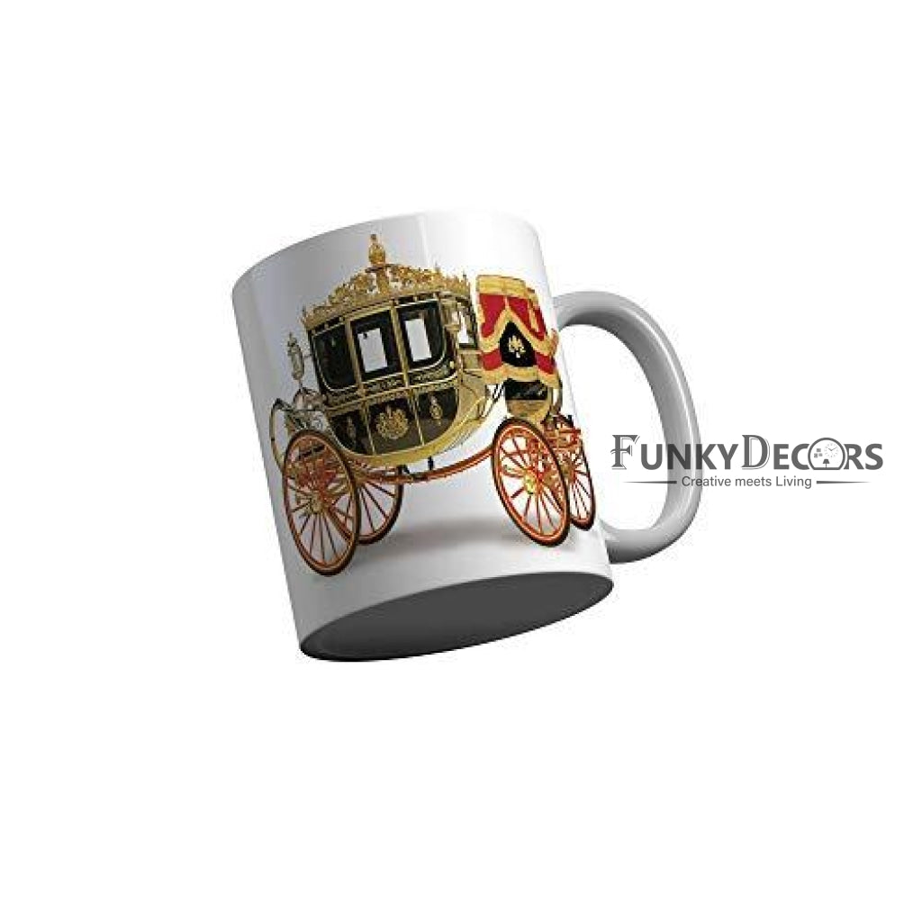 Funkydecors Happy Anniversary Ceramic Mug 350 Ml Multicolor Mugs