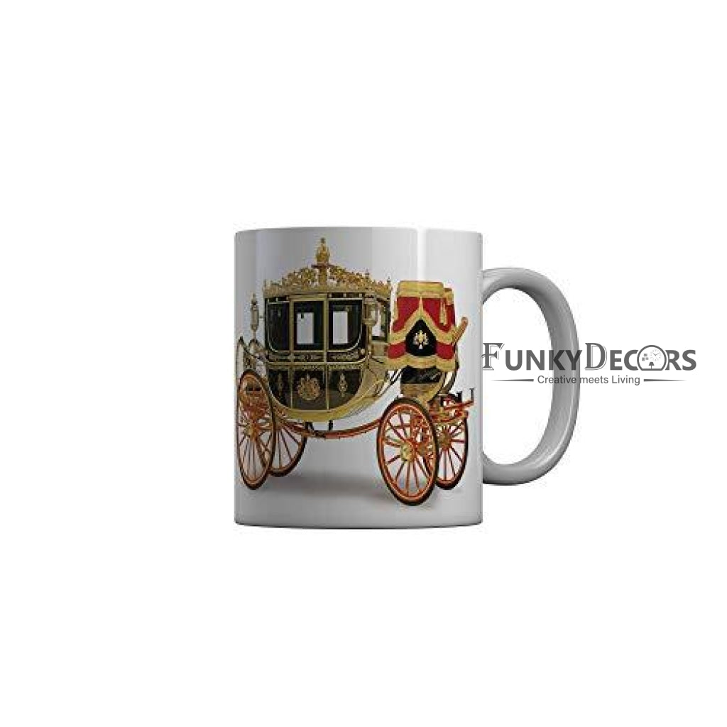 Funkydecors Happy Anniversary Ceramic Mug 350 Ml Multicolor Mugs
