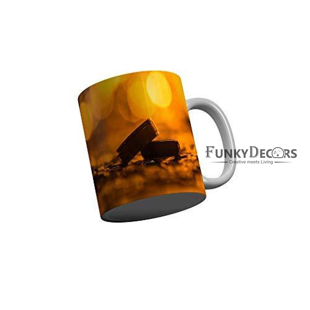 Funkydecors Happy Anniversary Ceramic Mug 350 Ml Multicolor Mugs