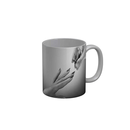 Funkydecors Happy Anniversary Ceramic Mug 350 Ml Multicolor Mugs