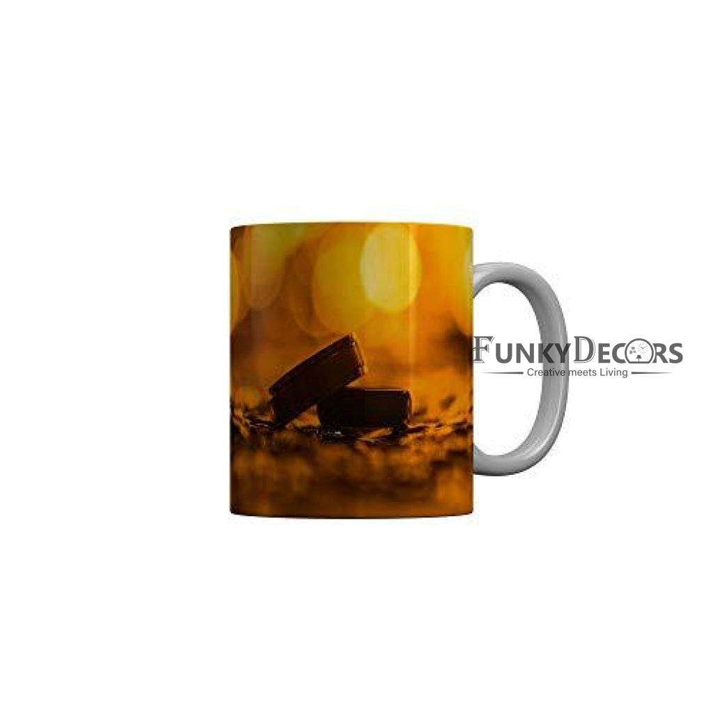 Funkydecors Happy Anniversary Ceramic Mug 350 Ml Multicolor Mugs