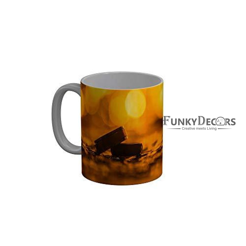 Funkydecors Happy Anniversary Ceramic Mug 350 Ml Multicolor Mugs