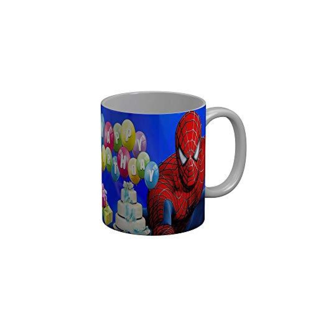 Funkydecors Happy Birtthday Wishes Gift Ceramic Mug 350 Ml Multicolor Mugs