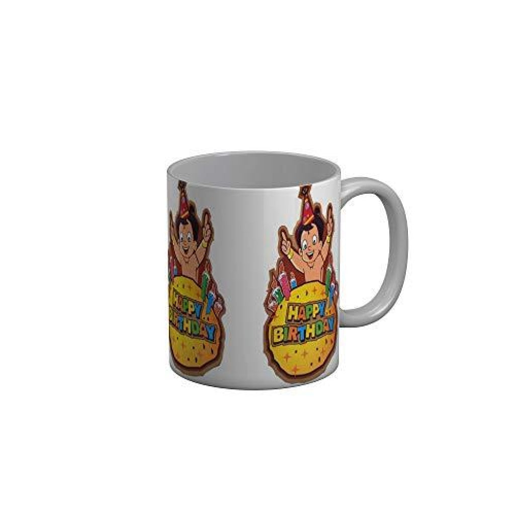 Funkydecors Happy Birtthday Wishes Gift Ceramic Mug 350 Ml Multicolor Mugs
