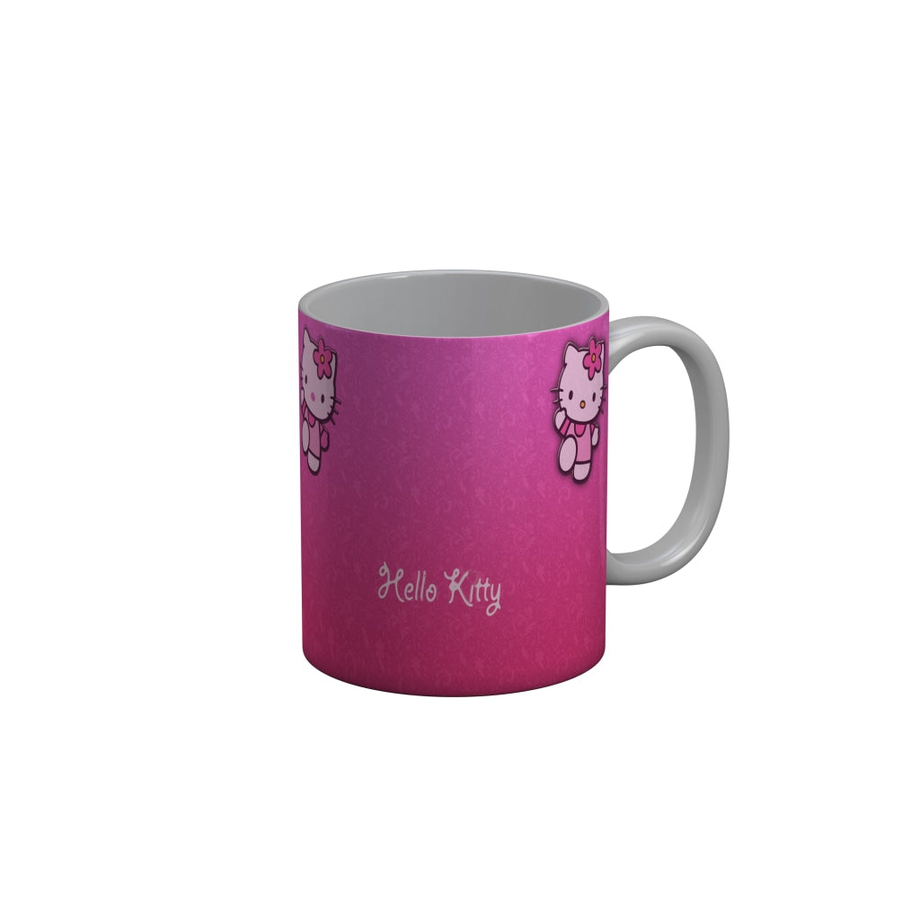FunkyDecors Hello Kitty Pink Cartoon Ceramic Coffee Mug