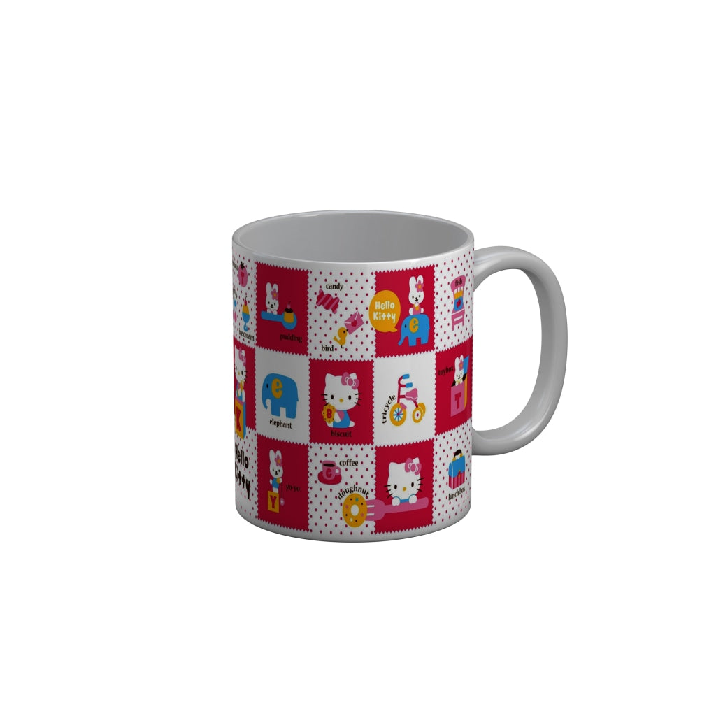 FunkyDecors Hello Kitty Pink Cartoon Ceramic Coffee Mug