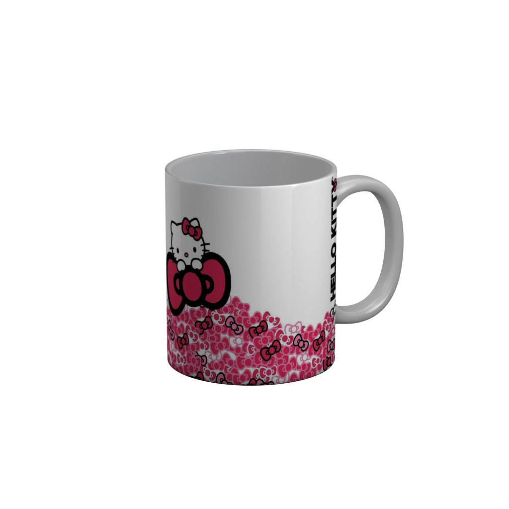 FunkyDecors Hello Kitty Pink Cartoon Ceramic Coffee Mug
