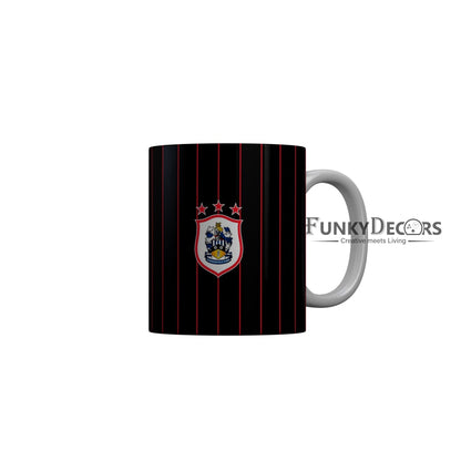 FunkyDecors Huddersfield Town Football Black Ceramic Coffee Mug