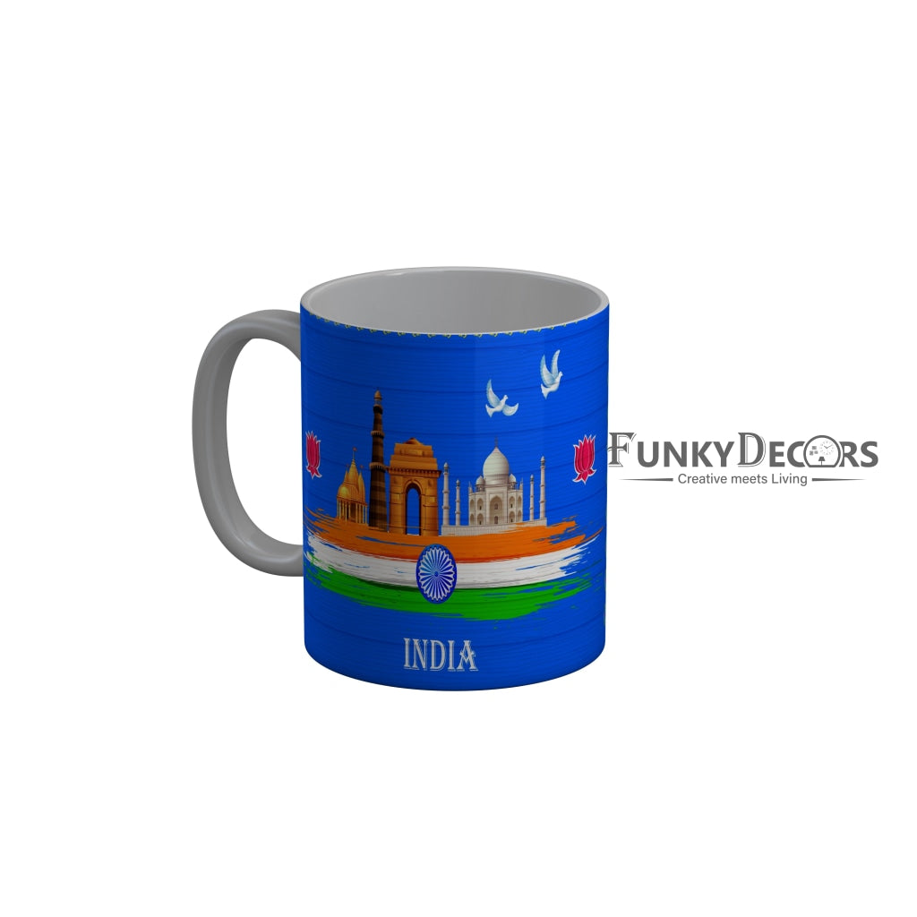 FunkyDecors Independence Day 15th August Wishes Ceramic Coffee Mug