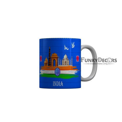 FunkyDecors Independence Day 15th August Wishes Ceramic Coffee Mug