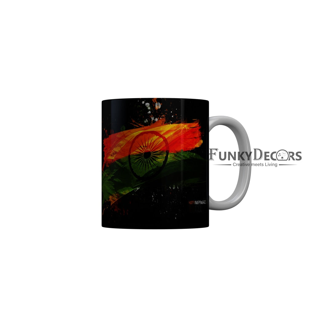 FunkyDecors Independence Day 15th August Wishes Ceramic Coffee Mug