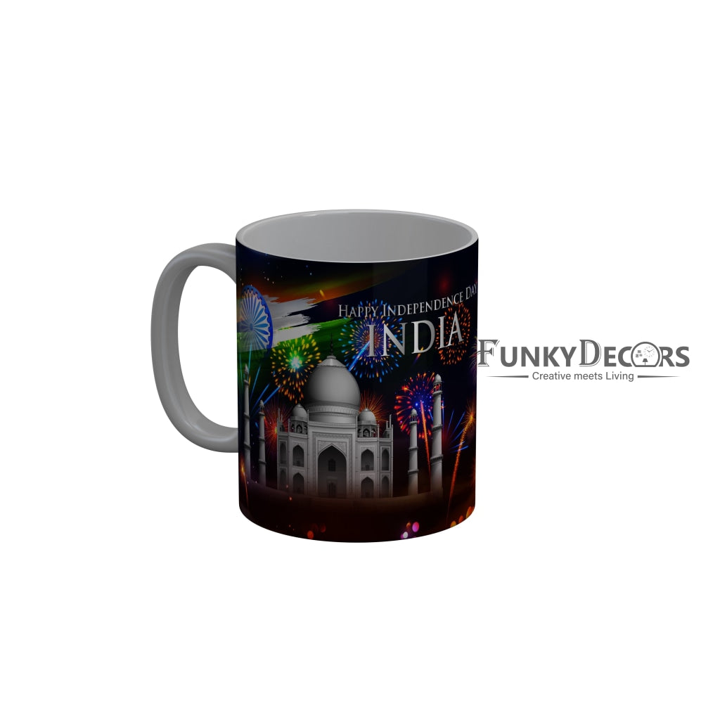 FunkyDecors Independence Day 15th August Wishes Ceramic Coffee Mug