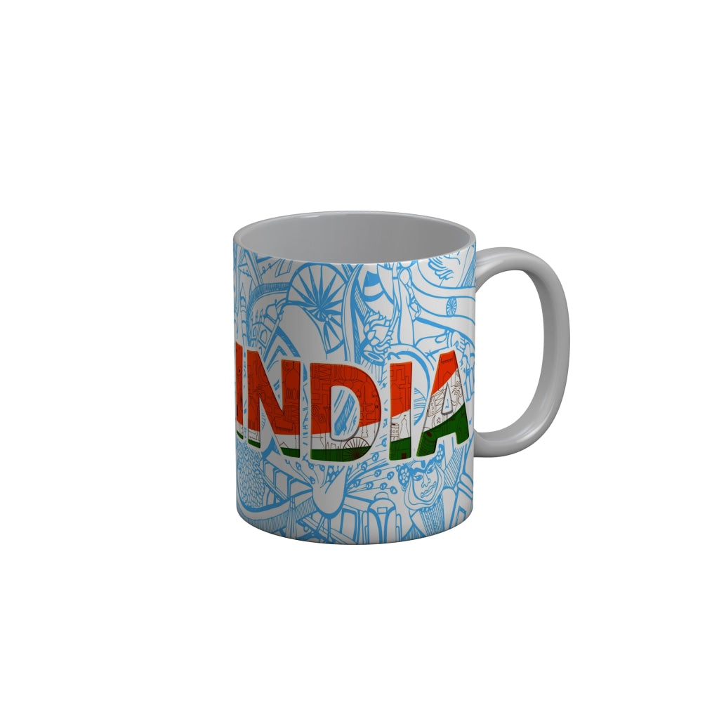 FunkyDecors Independence Day 15th August Wishes Ceramic Coffee Mug