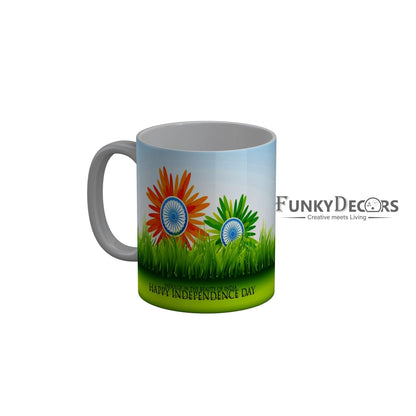 FunkyDecors Independence Day 15th August Wishes Ceramic Coffee Mug