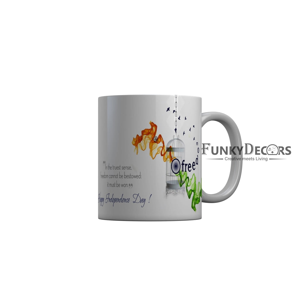 FunkyDecors Independence Day 15th August Wishes Ceramic Coffee Mug