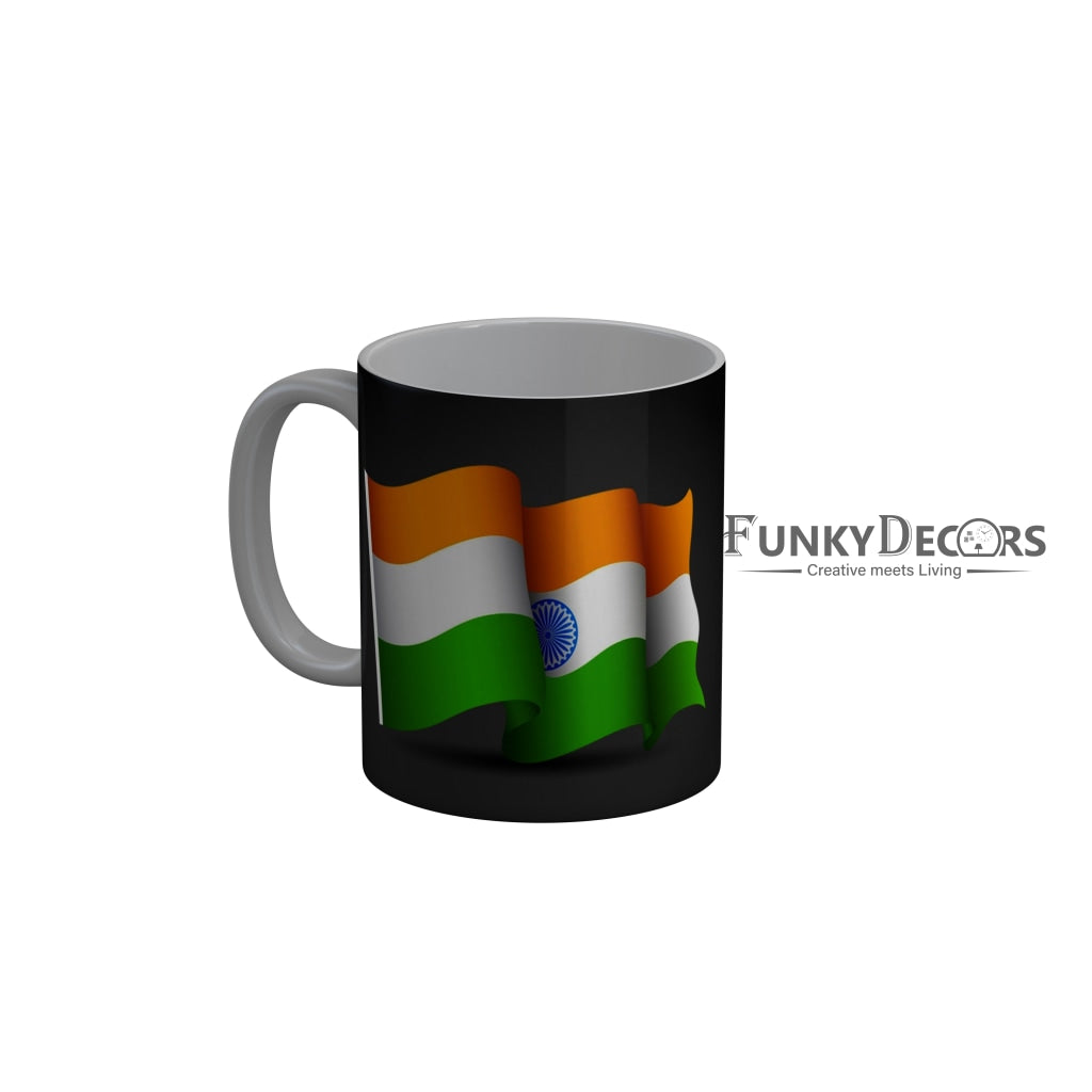 FunkyDecors Independence Day 15th August Wishes Ceramic Coffee Mug