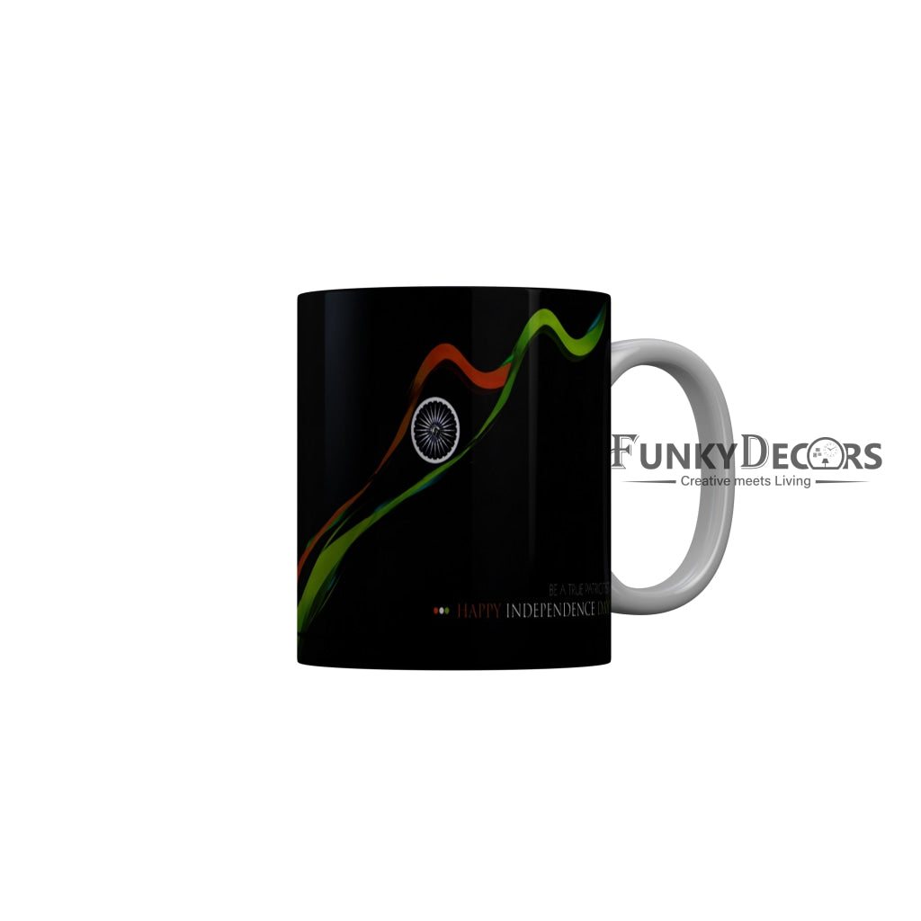 FunkyDecors Independence Day 15th August Wishes Ceramic Coffee Mug