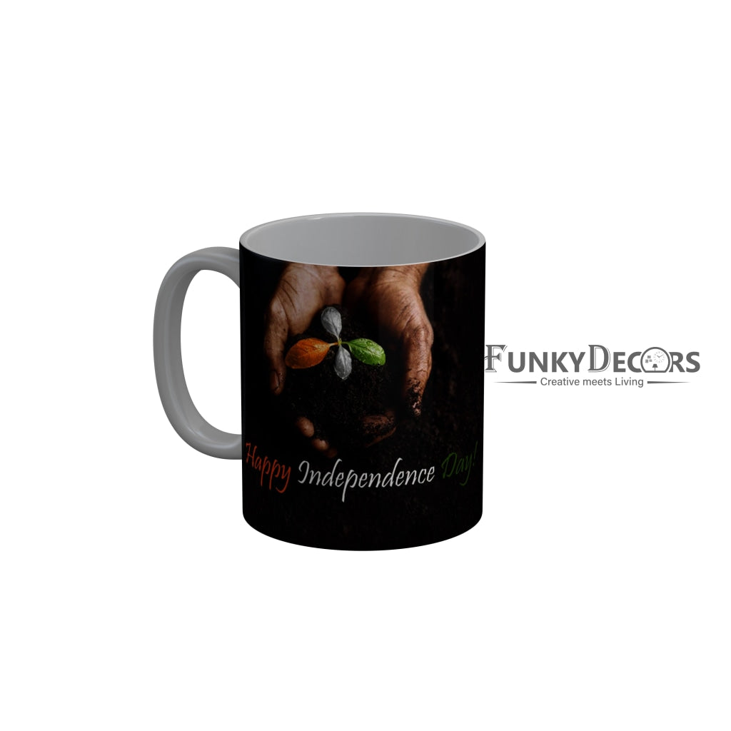 FunkyDecors Independence Day 15th August Wishes Ceramic Coffee Mug