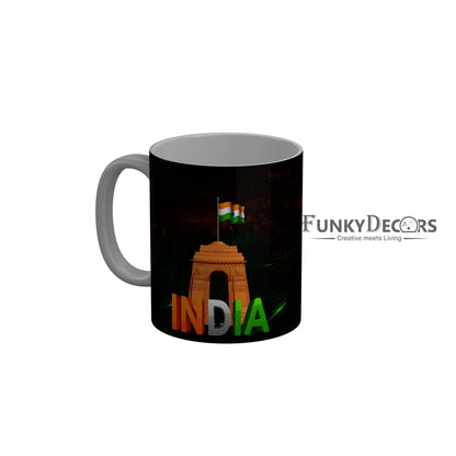 FunkyDecors Independence Day 15th August Wishes Ceramic Coffee Mug