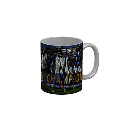 Funkydecors Indian Cricket Team Champions Ceramic Mug 350 Ml Multicolor Mugs