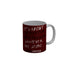 FunkyDecors Its About A  Dedication Whatever The Score Red Motivational Quotes Ceramic Coffee Mug, 350 ml