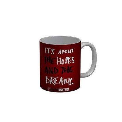 Funkydecors Its About The Hopes And Dreams Red Quotes Ceramic Coffee Mug 350 Ml Mugs