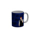 FunkyDecors Its Good To Be Bad Blue Quotes Ceramic Coffee Mug, 350 ml