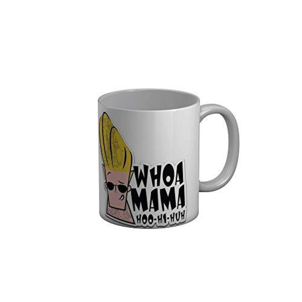 Funkydecors Johnny Bravo Cartoon Ceramic Mug 350 Ml Multicolor Mugs