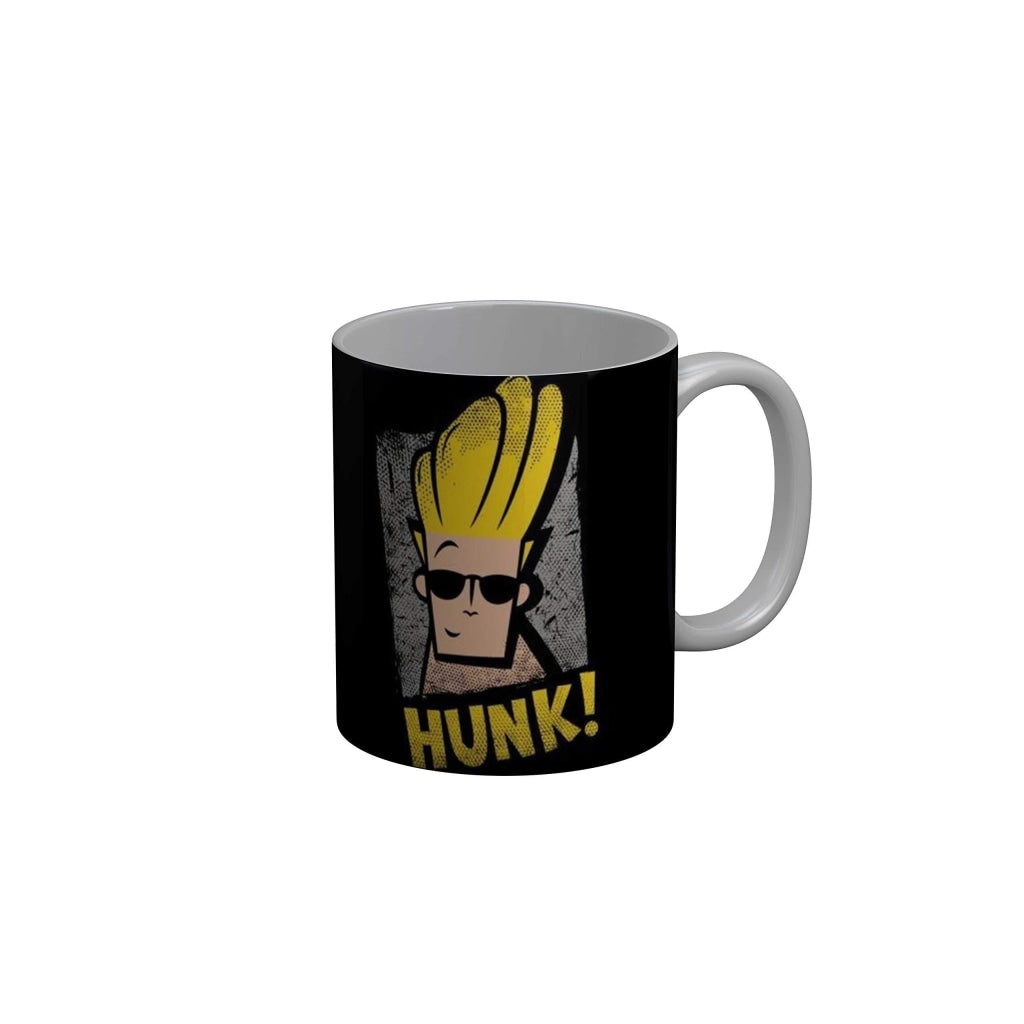 Funkydecors Johnny Bravo Cartoon Ceramic Mug 350 Ml Multicolor Mugs