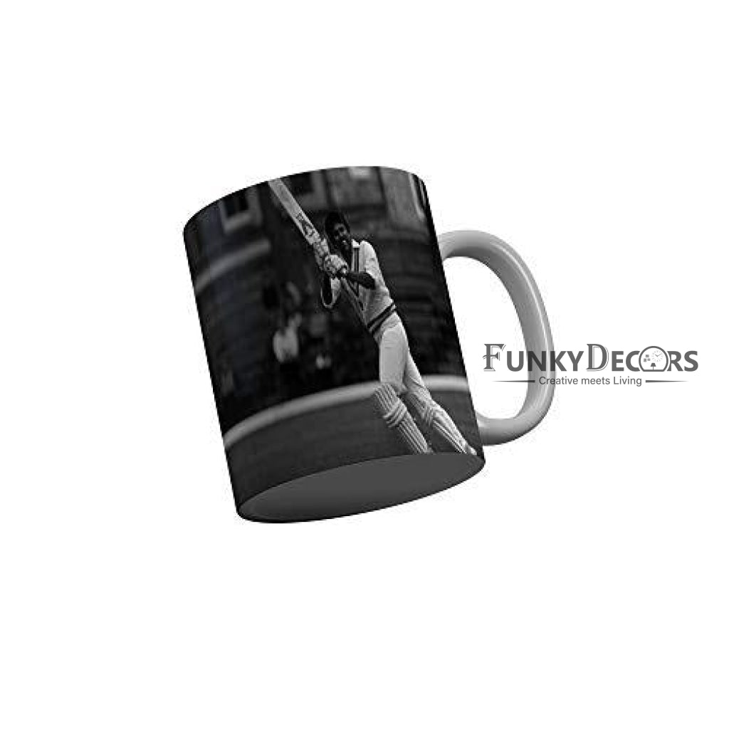 Funkydecors Kapil Dev 1983 World Cup Ceramic Mug 350 Ml Multicolor Mugs