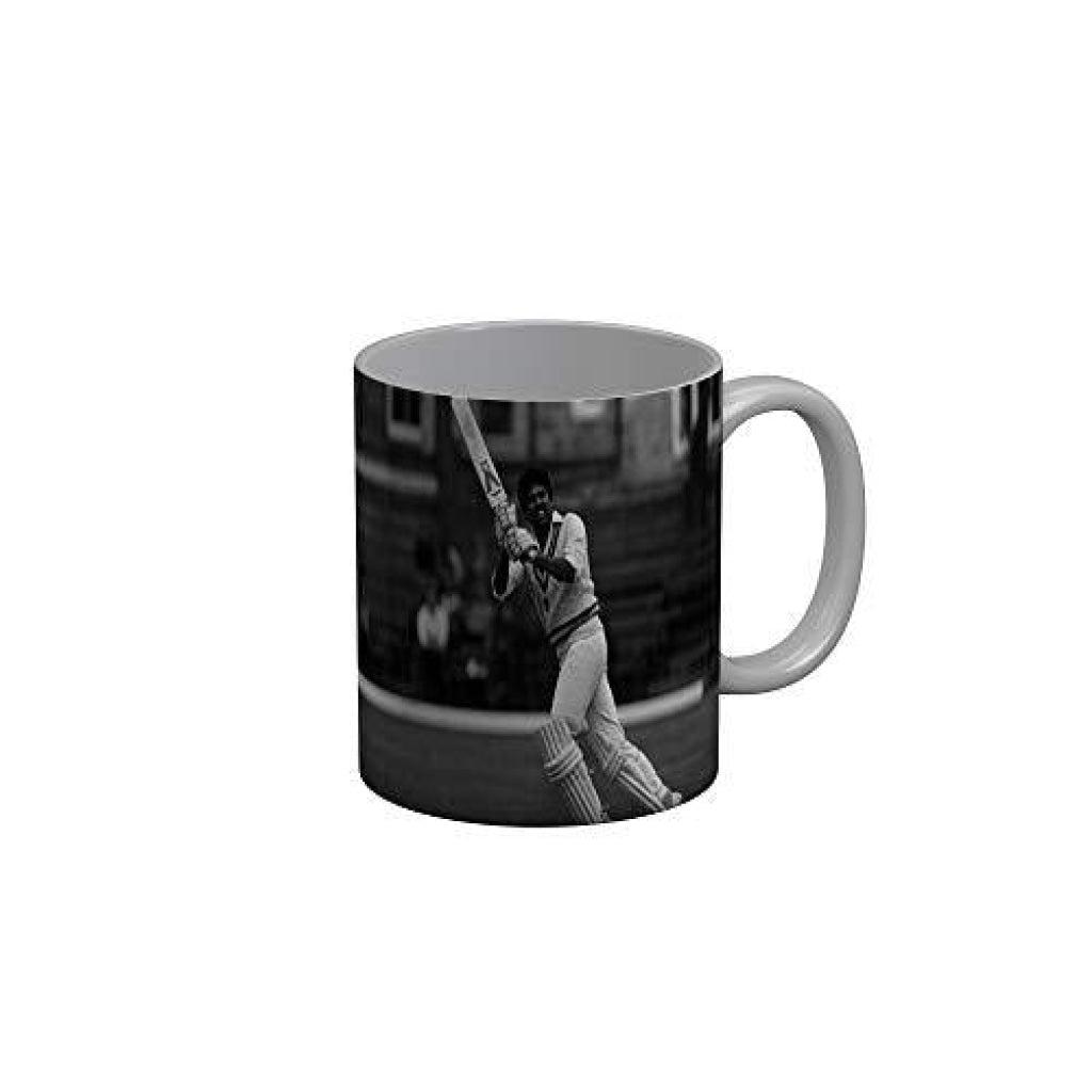 Funkydecors Kapil Dev 1983 World Cup Ceramic Mug 350 Ml Multicolor Mugs