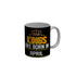 FunkyDecors Kings Are Born In January Black Birthday Quotes Ceramic Coffee Mug, 350 ml