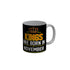 FunkyDecors Kings Are Born In May Black Birthday Quotes Ceramic Coffee Mug, 350 ml