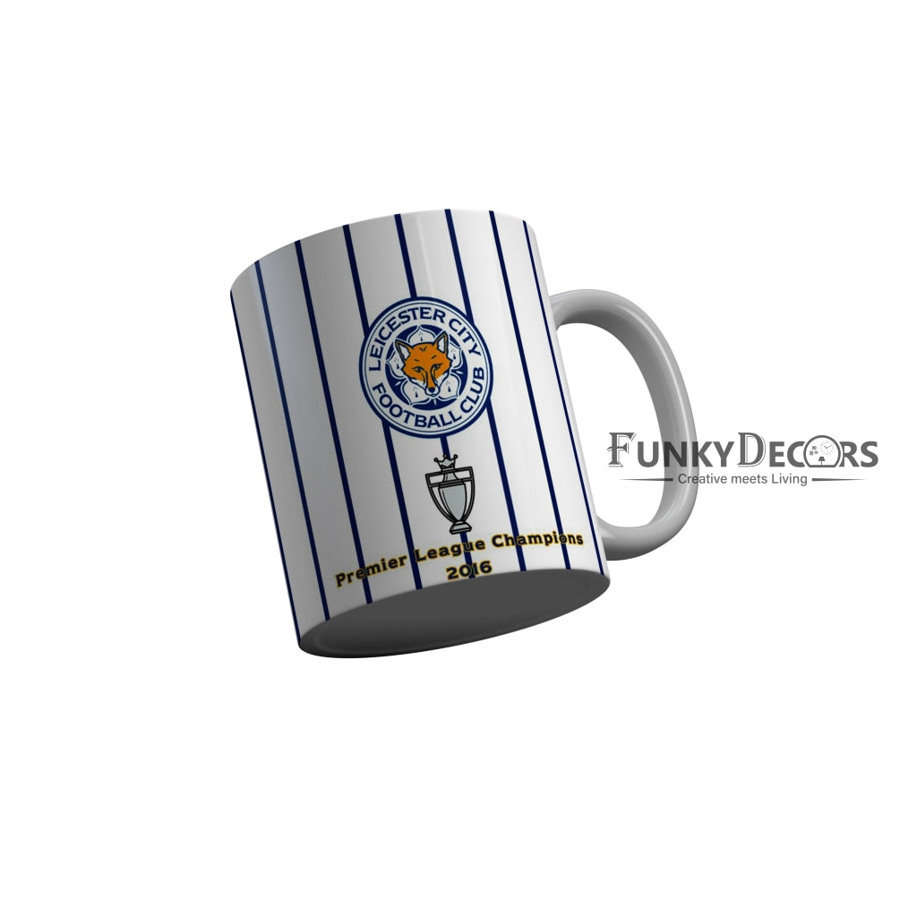 FunkyDecors Leicester City Football Club Premier League Champions 2016 Ceramic Coffee Mug